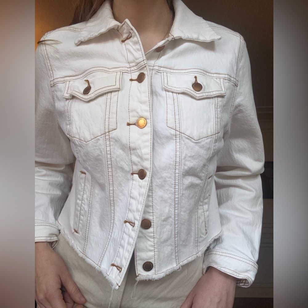 White Denim Jacket
